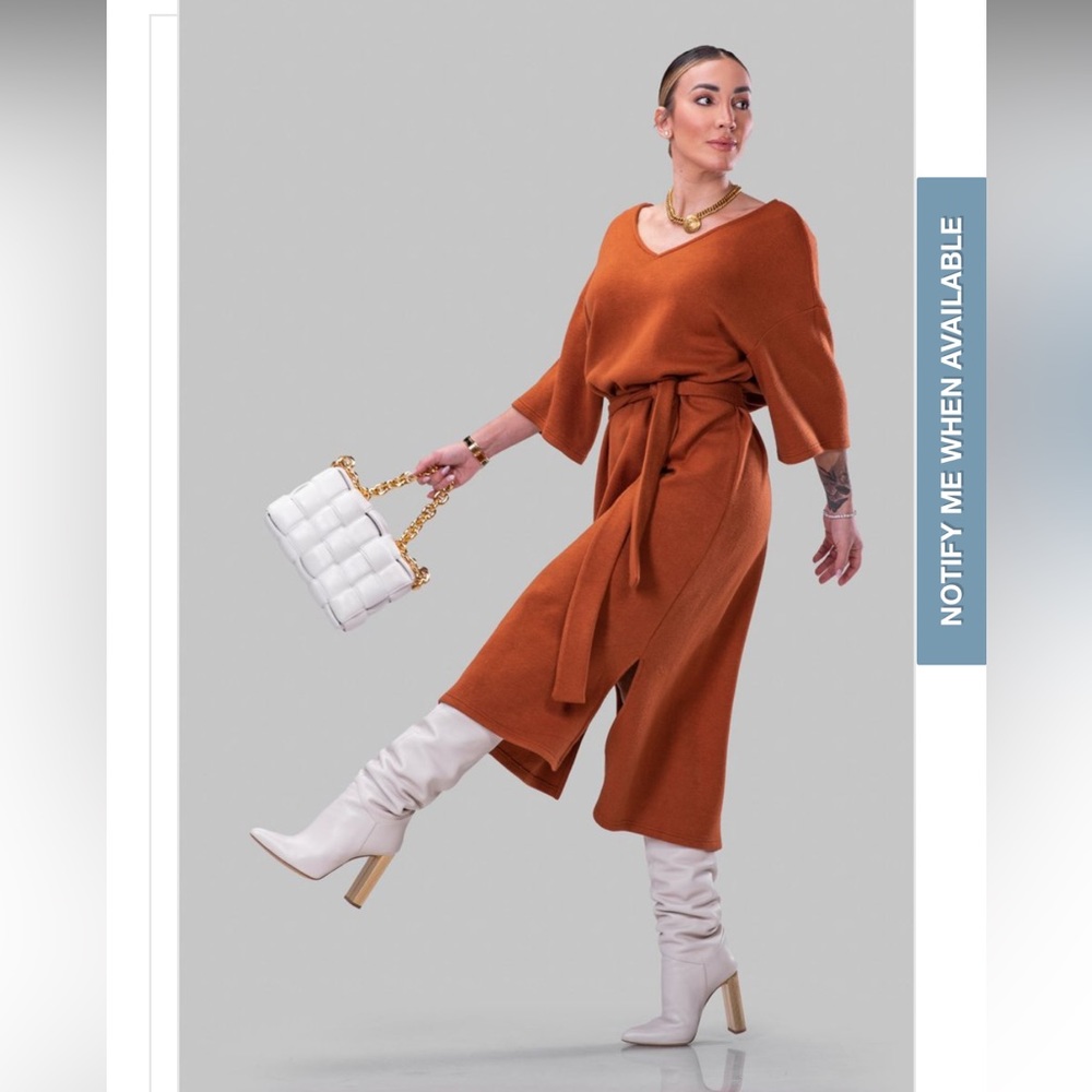 Byegreis oversized sweater dress